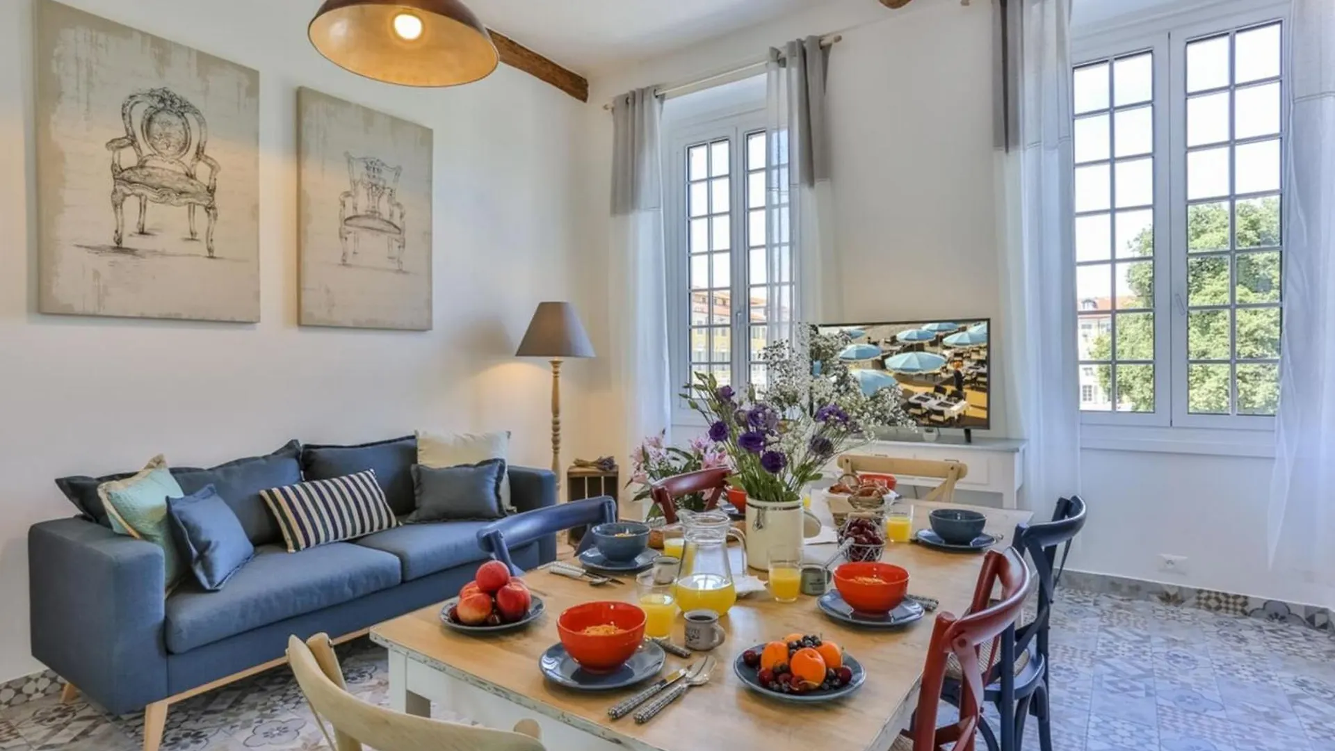 Apartment Garib - Place Garibaldi - 4 Rooms - Balcony Nice